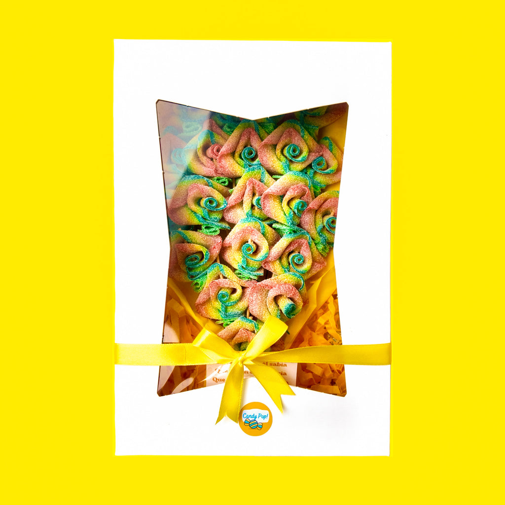 Caja 20 Rosas Amarillas