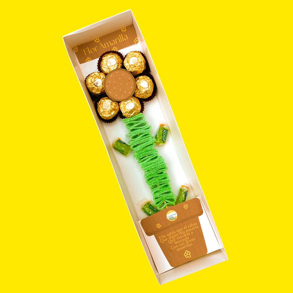 Flor de chocolate