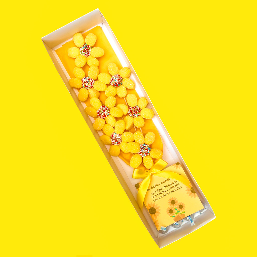 Caja Flores Amarillas