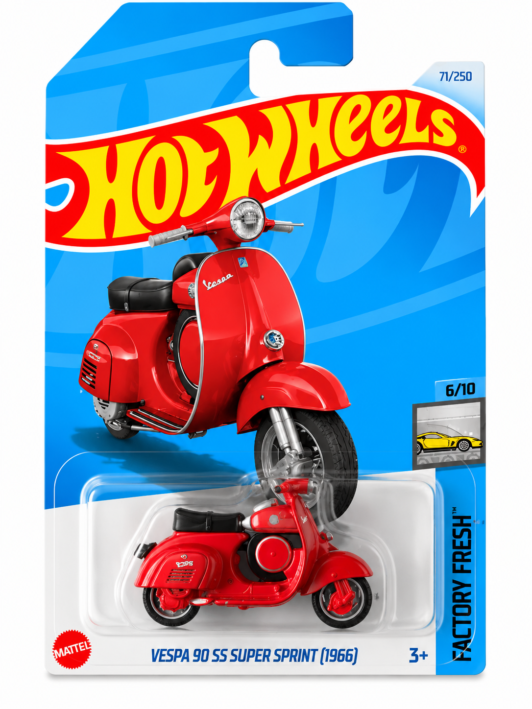 Premium Moto 816 - Vespa 90 SS Super Sprint (1966) Rojo